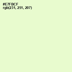 #E7FBCF - Tahuna Sands Color Image