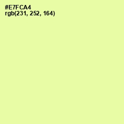 #E7FCA4 - Tidal Color Image