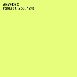 #E7FD7C - Manz Color Image