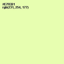 #E7FEB1 - Tidal Color Image