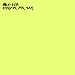 #E7FF7A - Manz Color Image