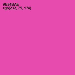 #E84BAE - Brilliant Rose Color Image