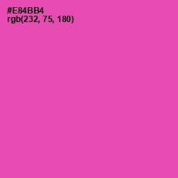 #E84BB4 - Brilliant Rose Color Image