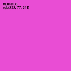 #E84DD3 - Orchid Color Image