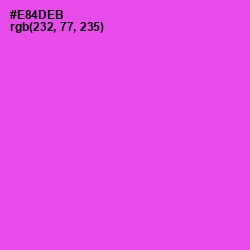 #E84DEB - Pink Flamingo Color Image