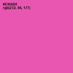 #E856B1 - Brilliant Rose Color Image