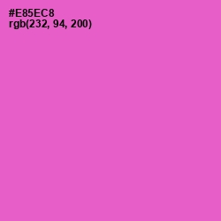 #E85EC8 - Orchid Color Image