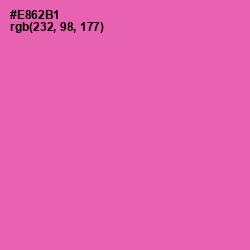 #E862B1 - Hot Pink Color Image