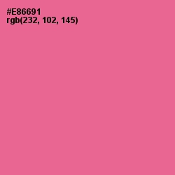 #E86691 - Deep Blush Color Image