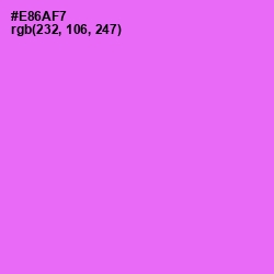 #E86AF7 - Pink Flamingo Color Image