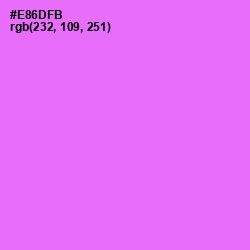 #E86DFB - Blush Pink Color Image