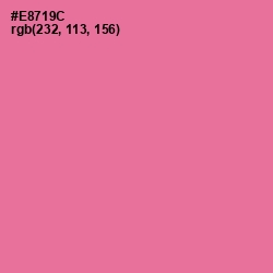 #E8719C - Deep Blush Color Image