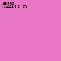 #E875C5 - Orchid Color Image