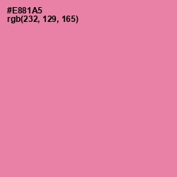 #E881A5 - Carissma Color Image