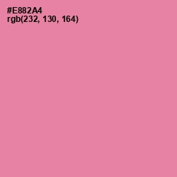 #E882A4 - Carissma Color Image