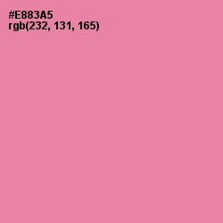 #E883A5 - Carissma Color Image