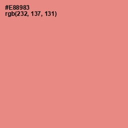 #E88983 - Geraldine Color Image