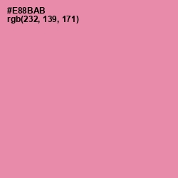 #E88BAB - Carissma Color Image