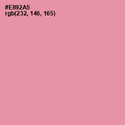 #E892A5 - Mauvelous Color Image