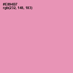 #E894B7 - Mauvelous Color Image