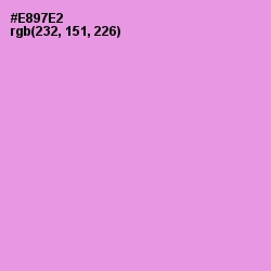 #E897E2 - Lavender Magenta Color Image