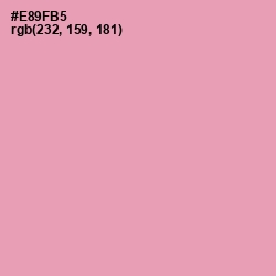 #E89FB5 - Wewak Color Image