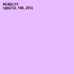 #E8BCFF - Mauve Color Image