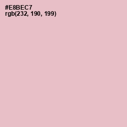 #E8BEC7 - Cupid Color Image