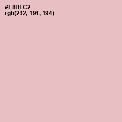 #E8BFC2 - Lavender Pink Color Image