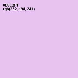 #E8C2F1 - French Lilac Color Image
