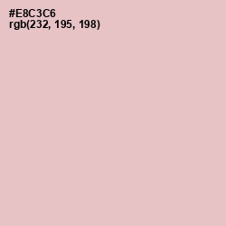 #E8C3C6 - Pink Flare Color Image