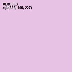 #E8C3E3 - French Lilac Color Image