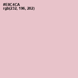 #E8C4CA - Pink Flare Color Image