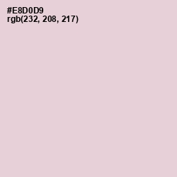 #E8D0D9 - Bizarre Color Image