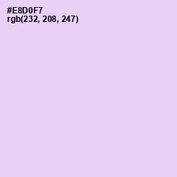 #E8D0F7 - French Lilac Color Image