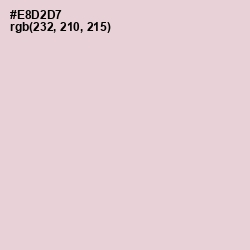 #E8D2D7 - Bizarre Color Image