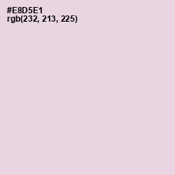 #E8D5E1 - Snuff Color Image