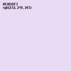 #E8DBF3 - Snuff Color Image