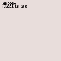 #E8DDDA - Bizarre Color Image