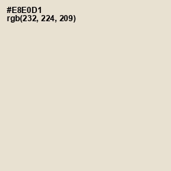 #E8E0D1 - Pearl Bush Color Image