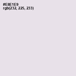 #E8E1E9 - Mercury Color Image