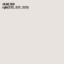 #E8E3DF - Pearl Bush Color Image