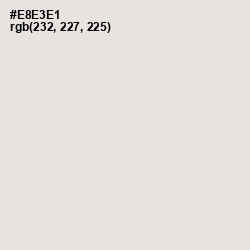 #E8E3E1 - Ebb Color Image