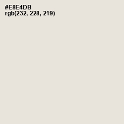 #E8E4DB - Pearl Bush Color Image