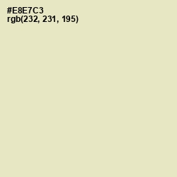 #E8E7C3 - Aths Special Color Image