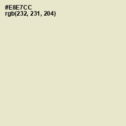 #E8E7CC - Aths Special Color Image