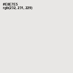#E8E7E5 - Ebb Color Image
