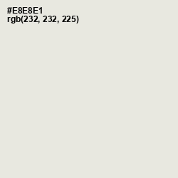 #E8E8E1 - Green White Color Image