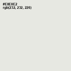 #E8E8E2 - Green White Color Image