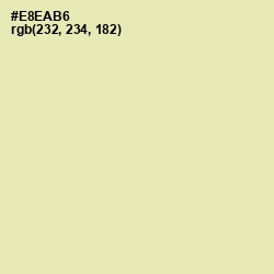 #E8EAB6 - Fall Green Color Image
